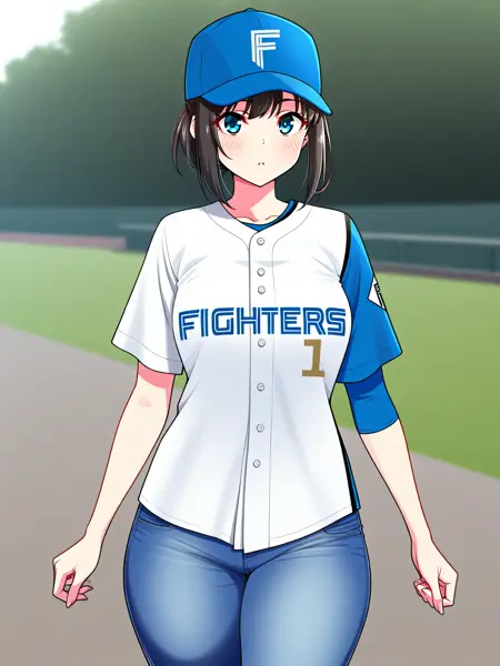 Hokkaido nipponham fighters uniform / Clothing LoRA / NoobAI