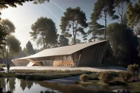 Architectural renderings of evening view 1536X1024(高清黄昏夜景建筑效果图)