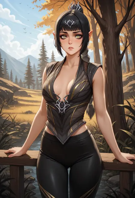 Shadowheart's camp outfit - Baldur's Gate 3 [Illustrious/PonyXL/1.5]