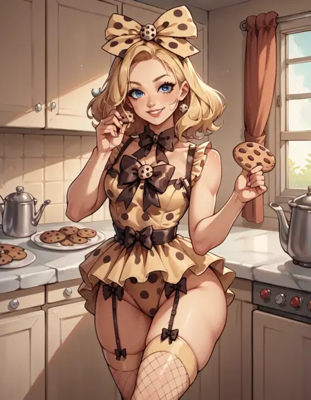 Chocolate Chip Cookie Lingerie PONY XL