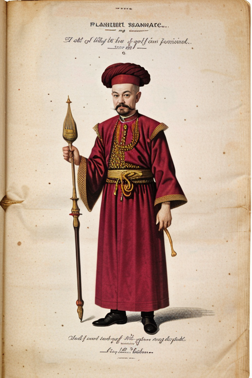 Ottoman Empire fashion, circa 1820 image by j1551