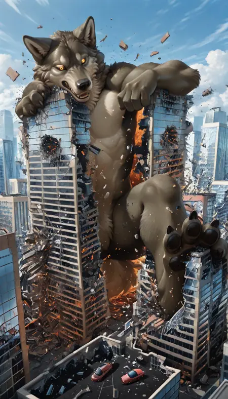 Giant Furries, Growth and Stuck