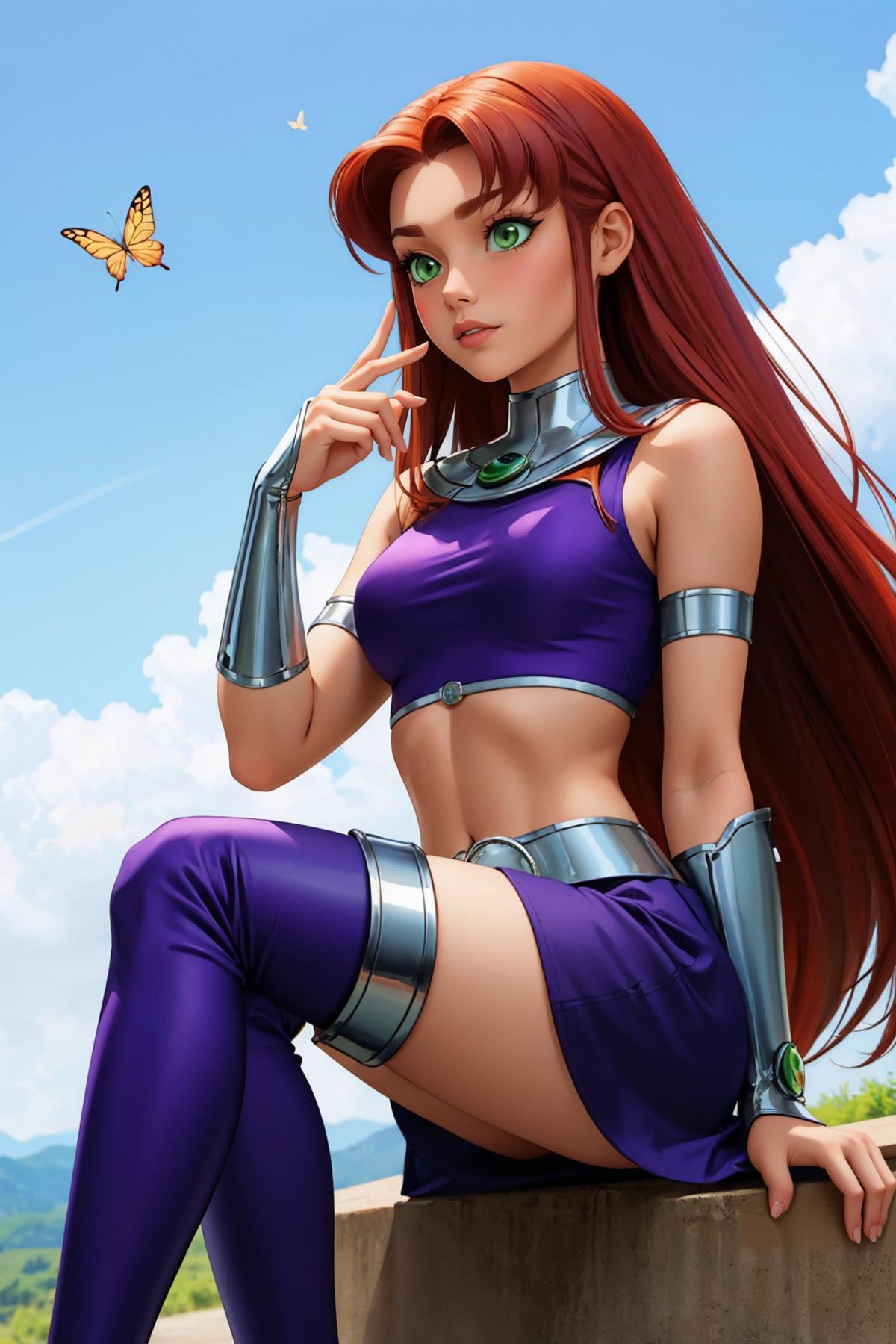 Starfire (Teen Titans) Character Lora image by DegenerateDiffusion