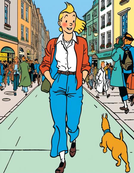 Hergé - Tintin - SDXL v1.0