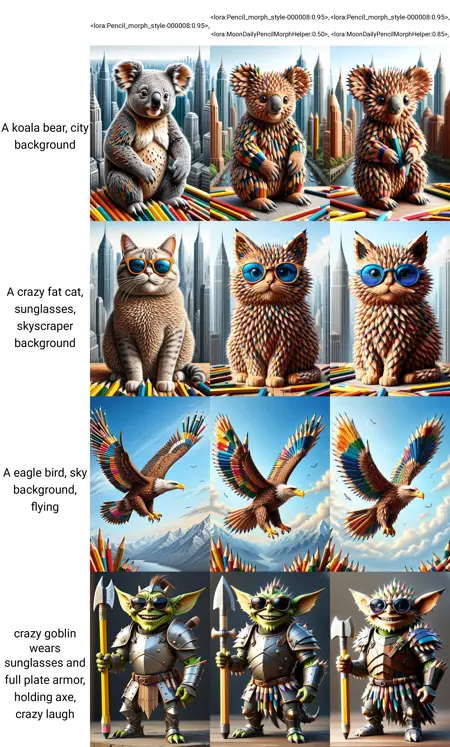 🐻 MoonDaily - Pencil Morph Helper