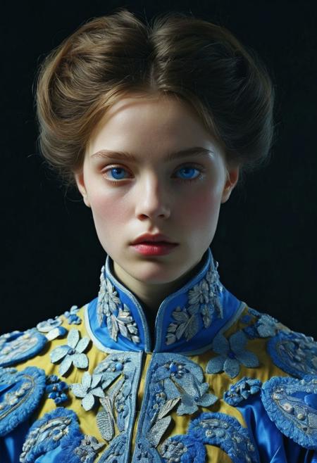 against glass,(Low-Key Portraits by Vicky Roy and Dino Pedriali:1.2), (aesthetic of symbolism with radicalized atmosphere:0.5), (Infrared Photography by Sally Soames and Pauline Kruger Hamilton:1.2), Russian national costume,,boleum \(dgrpluna\), f/4, daring, high dynamic range, (center composition, symmetry composition:0.1), (ebony and muted colors:0.1) <lora:MJ52:0.5> <lora:- SDXL - vanta-black_contrast_V3.0:0.5>blackf/1.4, rule of thirds, iconoclastic opus magnum with unparalleled details, (electricblue and unique colors:0.1), <lora:MJ52:1.0>(masterpiece, best quality:1.4), perfect body parted lips, , detailed skin,model photoshoot,photography by (Muriel Angelus:1.3), modelshoot, pose, , award winning photo macro shot of a beautiful A minimalist and modern design portraits of a beautiful woman, one eye covered in an artistic black band in bold white, blue or yellow colors, set against a stark white background. This graphic representation symbolizes beauty through visual simplicity and minimalistic elements. (Motion Blur Photography by Sarah Charlesworth and Andres Serrano:1.2), award-winning photography, aesthetic, carefully designed details, clear scene, f/22, symmetry and balance, unprecedented, selective color,  Ultra High Resolution, wallpaper, 8K,Rich texture details, hyper detailed, detailed eyes, detailed background, dramatic angle, epic composition, SimplepositiveXLv1 , , solo, model photoshoot,, a stylish girl,
