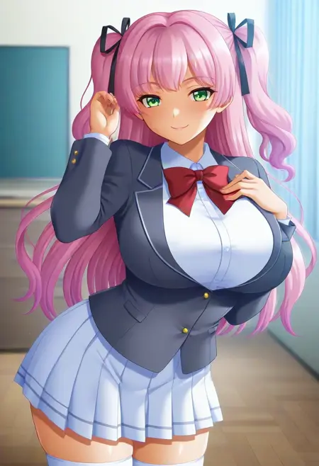柳橋 絢未(Ayami Yanagihashi)隷嬢管理棟~制服少女たちの搾乳隷属記~(Illustrious)