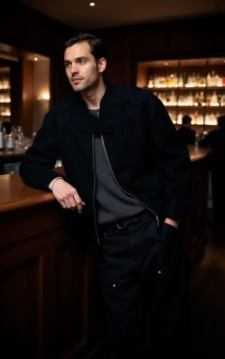 Wool Racing Jacket (INSILENCE)  Flux Lora