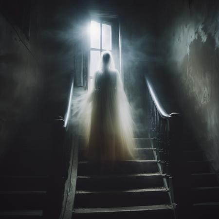 highly detailed candid photo of ghost:1.3,

((transparent)), ((blurry)), veil, face, standing, ((night)), darkness, above a medieval house, 8k, depth of field,  

masterpiece, best quality:1.1, 

god rays:1.3, night:1.3, pitch black:1.2,
ultra photoreal, photorealistic:1.0, sharp focus:1.1, 
depth of field:1.1, 

50mm, style of Nathan Wirth, Hasselblad X1D II, Porta 160,
