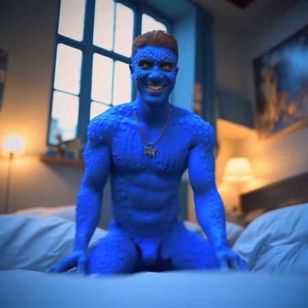 Blue man xxx V1