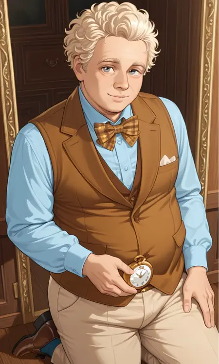 Aziraphale | Good Omens  (FANART TRAINED) - Toon Version