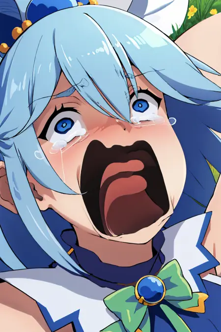 Aqua Screaming | Meme