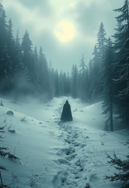 I must Die
Through the Sky
And the Forest
Follow the Wind, go North my Child
to the purest of Winters
Go to the Forest that never Ends
There you'll find your fate
And to the North I rode, on the coldest of winds
I watched the Mountains where the frost begun
Where no Angels ever dare to tread
Where Death is all mine
At last I found the Throne of Bereavement
Grim and bleak raised to the Sky
The Velvet Thorns of Drynhwyl are mine
and so are death and sadness
See...
My final Sacrfice
In the trees you will hear my voice
ever calling ever falling
Ten Strings of Darkness on a Violin Sad
Flowing tunes on Autumn Funeral
Ashes spread in the Northern Storm