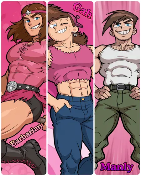 Timmy Turner Hunk Trio (ILXL)