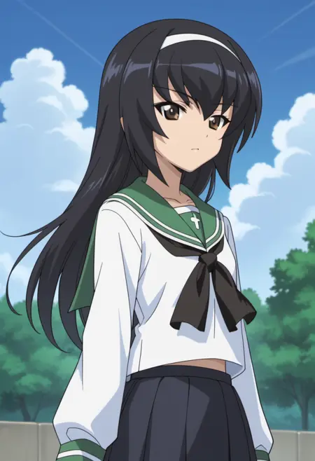 Reizei Mako | Girls und Panzer | ガールズ&パンツァ