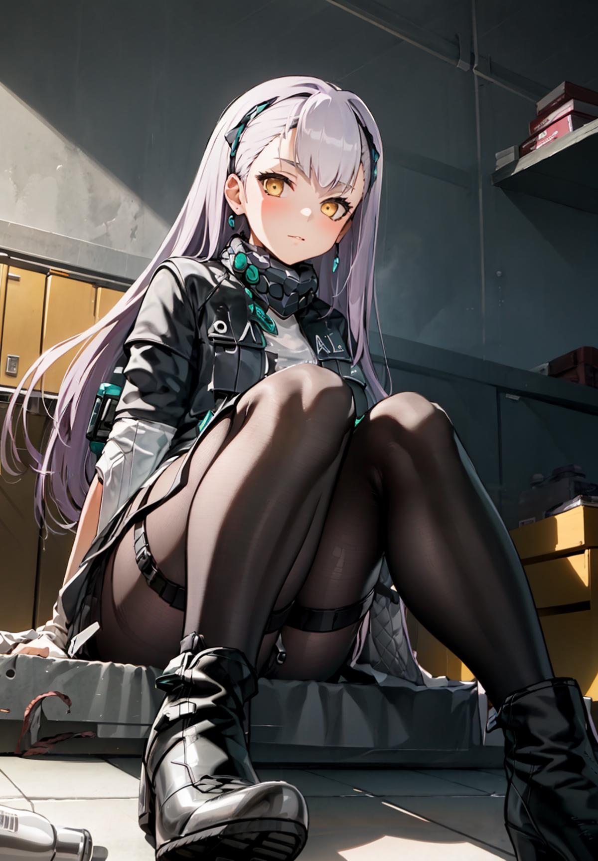 Girls' Frontline-Tololo / AK-alfa  (With multires noise version) image by L_A_X