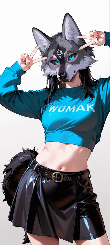 Wolf Therian Mask LoRA