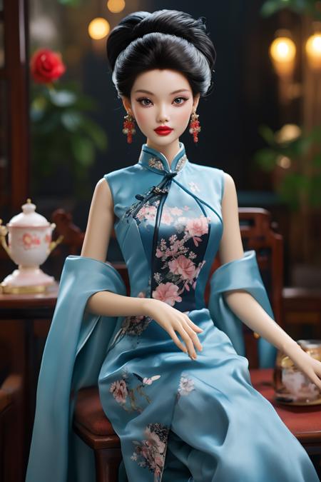 Barbie cheongsam hanfu