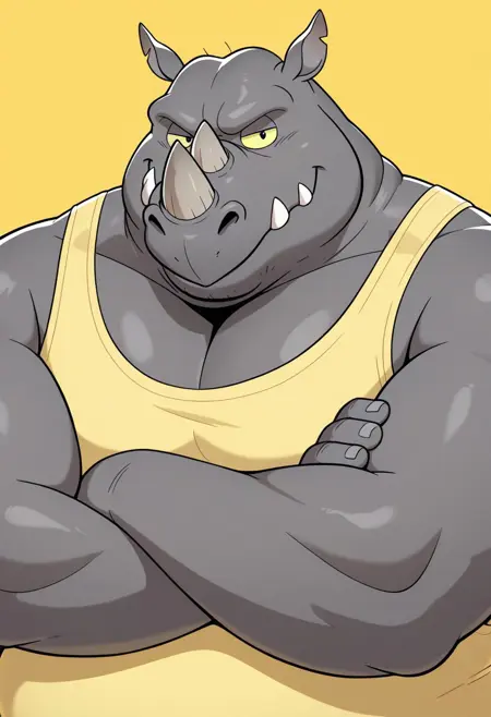Rocksteady // TMNT (by sickmer)