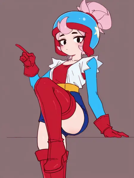 janet brawl stars pony//Illustrious