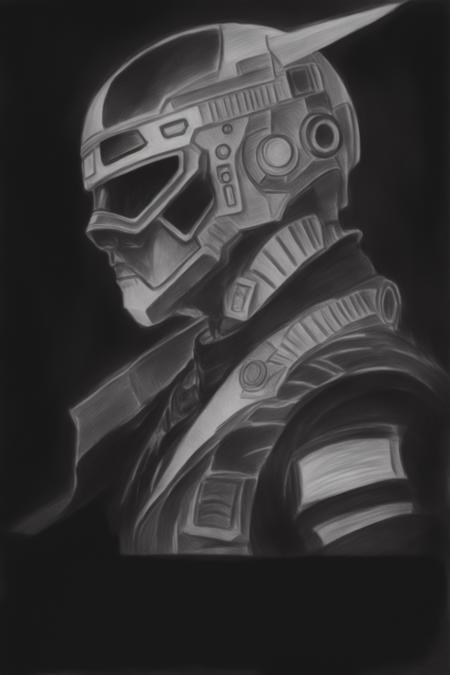 <lora:SKETCHY_JBX:1.4> SKETCHY_JBX a pencil sketch of a cyborg ninja