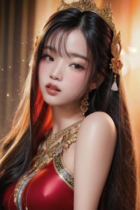 an asian girl at the beach,full body shot,highly detailed face,wet skin,highly detailed skin,<lora:epiNoiseoffset_v2:1> <lora:EasyNegative:1> <lora:add_detail:1> <lora:TAF2022-b4:1>,, ((Masterpiece)), ((Best Quality)),  ((Photorealistic)), (Detailed), highly detailed face, highly detailed background, dynamic lighting, 8K, HDR, awarding winning, trending on artstation, by greg rutkowski, A stunningly beautiful, elegant, and ethereal woman wearing a robe made of magic, swirling magic around the magic, hyperrealistic, fantasy, regal, detailed, octane render, photorealistic, ornate, magical, spellsword, dnd, style of klimt, aggressive face, red background