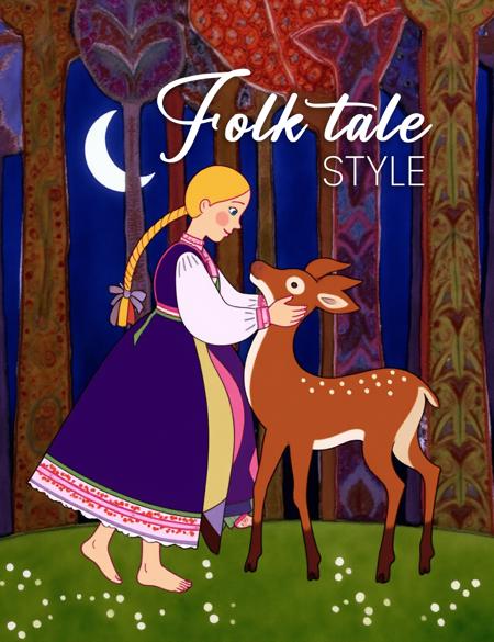 Folk Tale Style FLUX - Beta