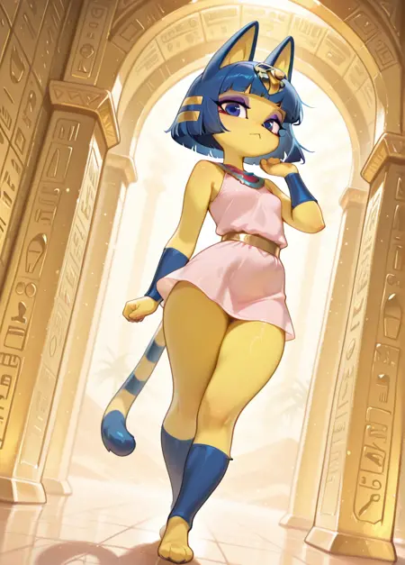 Ankha - Animal Crossing Illustrious