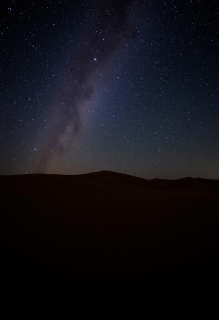 the silence of a desert