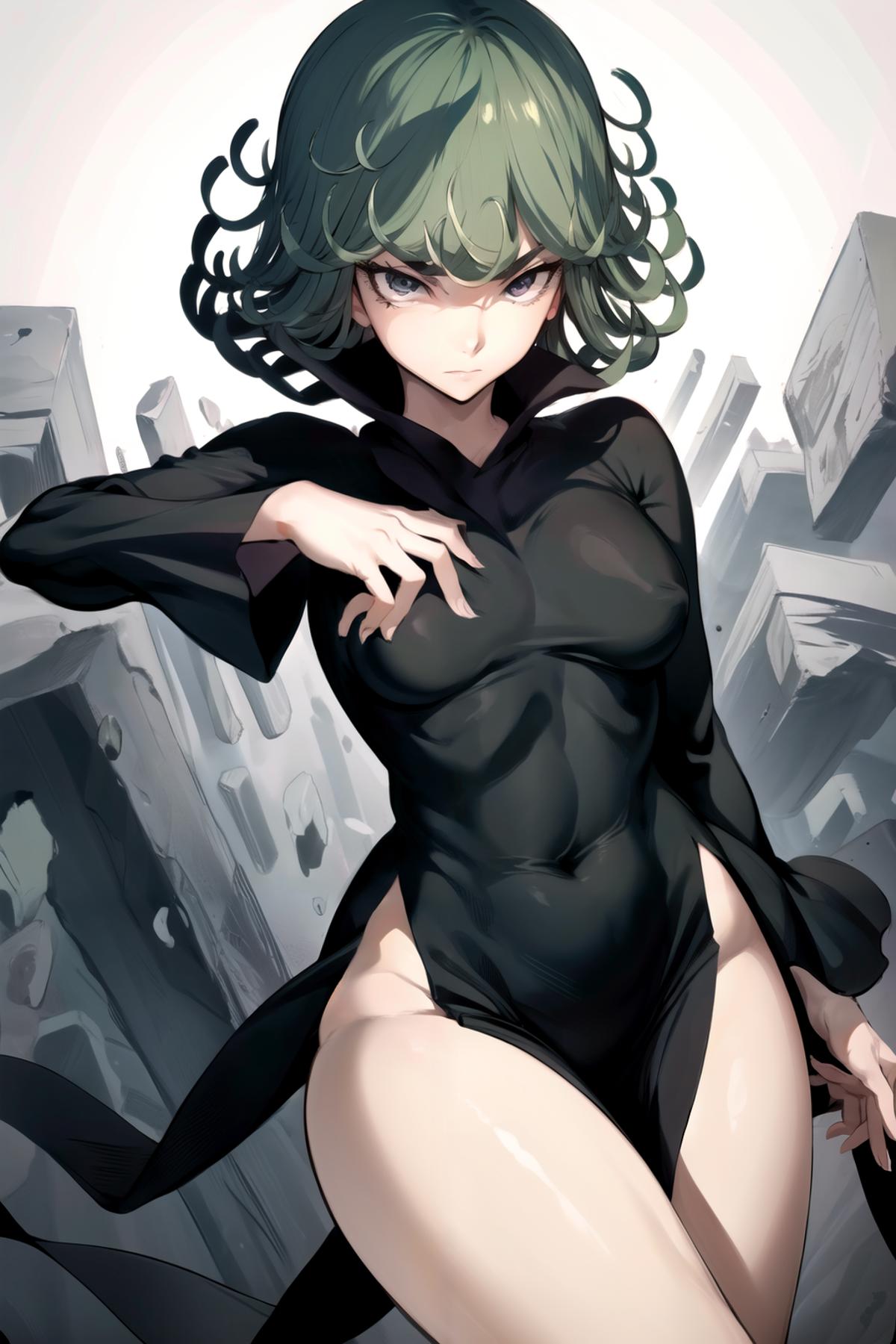 Tatsumaki - Terrible Tornado ( One Punch Man) - TatsumakiV1.0 | Stable  Diffusion LoRA | Civitai