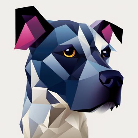 Polygonal drawing style