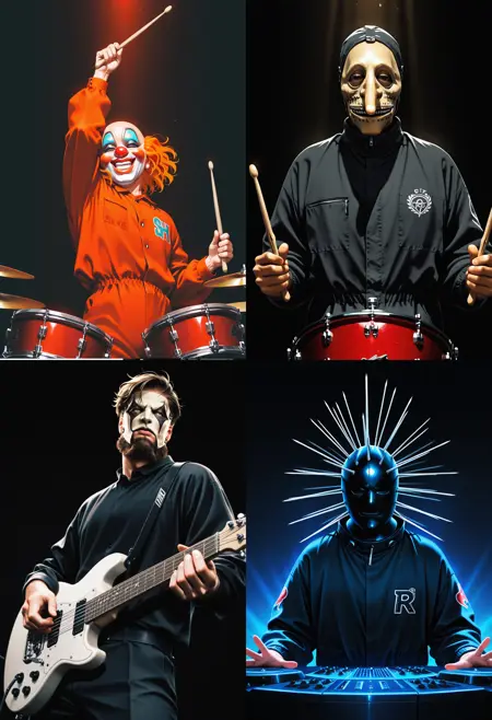 Slipknot masks (Clothing) for Illustrious