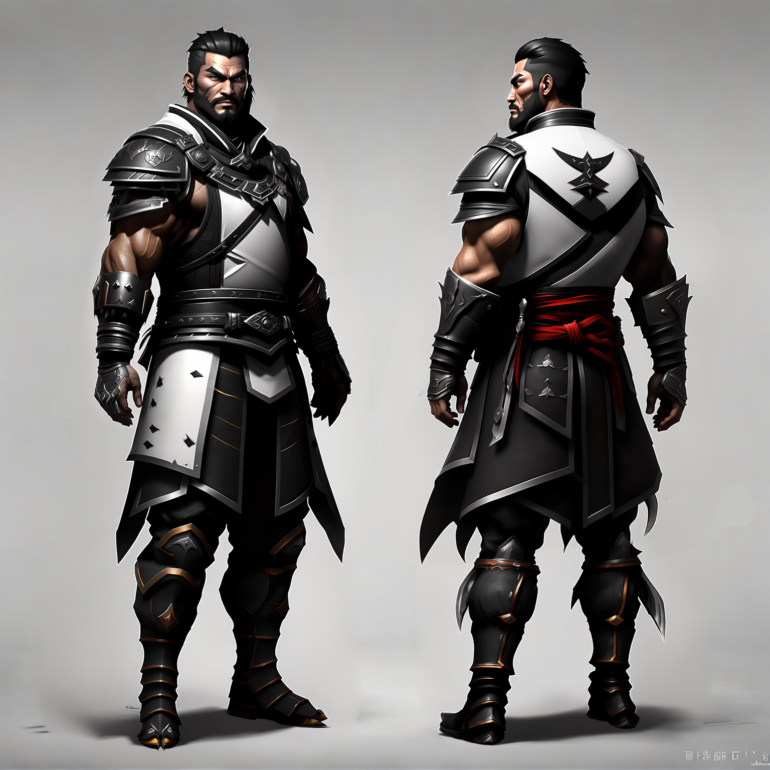 photo of a ((male)) super samurai assasin, with stylized black hair, Huge body, strong mussels, white armor,  <lora:Samura...