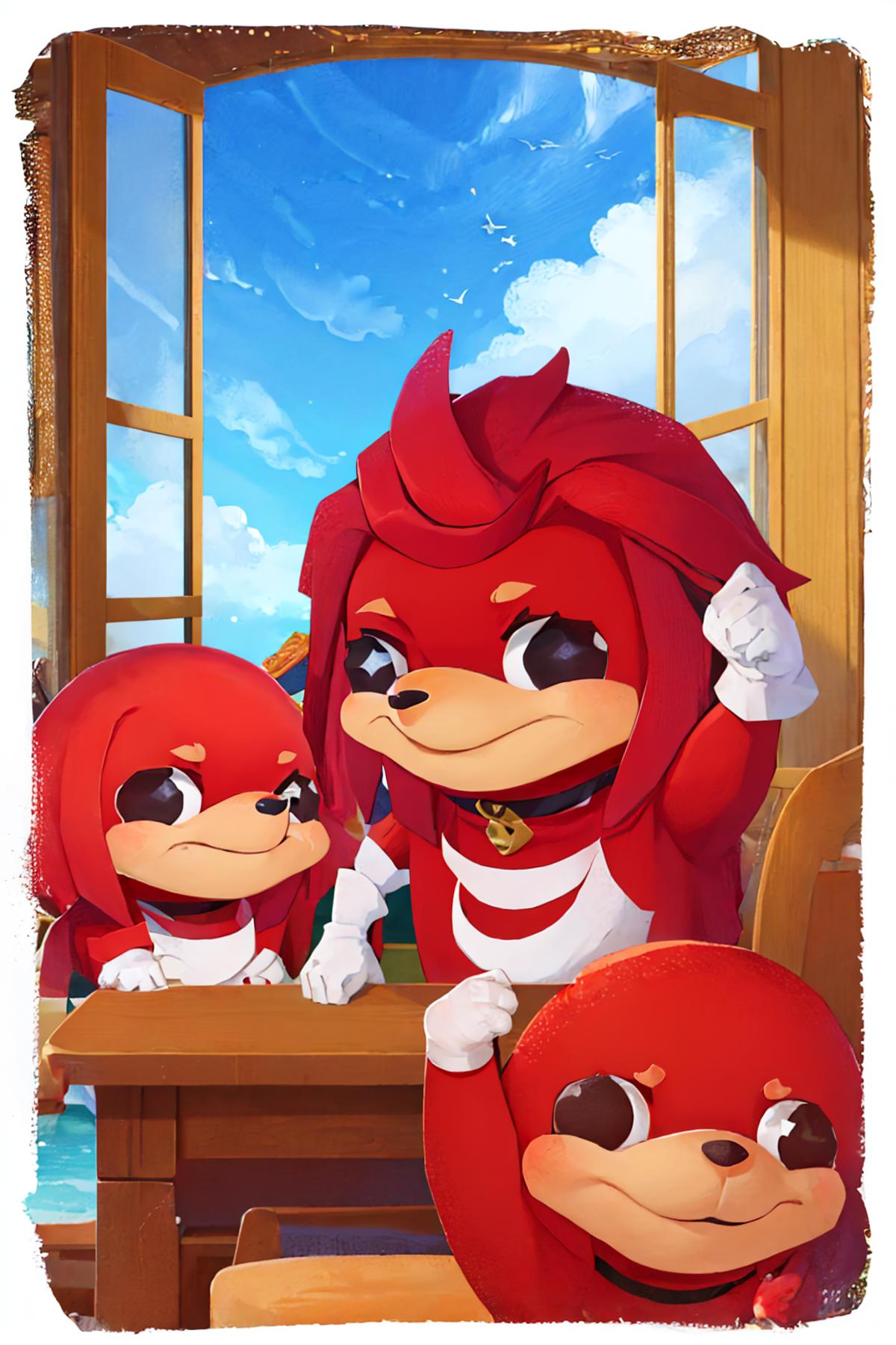 Uganda Knuckles (Sonic the Hedgehog Series) | Character LoRA image by justTNP