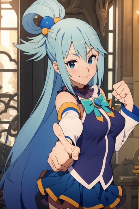 Aqua - Konosuba Anime Character - v1.0, Stable Diffusion LoRA