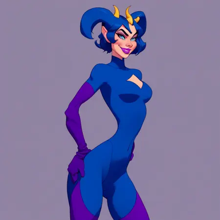 90s Animated Superhero Style (DCAU-Inspired)