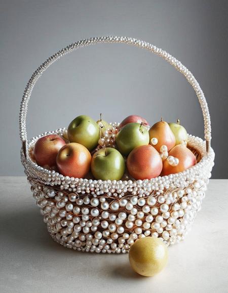 fruit basket, Pearlum <lora:Pearlum_World_Morph:1>