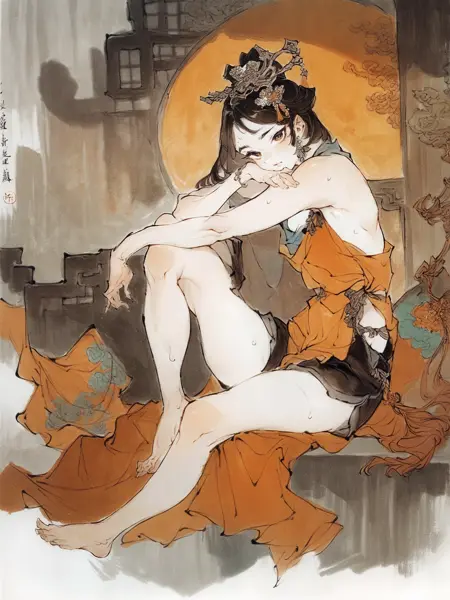 AS Fantasy Traditional Painting Pony 工笔风格模型