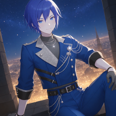 Sparkle of smarts (KAITO) / Project SEKAI IllustriousXL