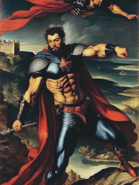 <lyco:Tintoretto:1.0> superhero by Jacopo Tintoretto