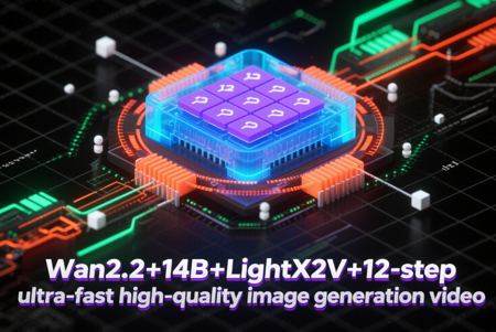 Wan2.2+14B+LightX2V+12-step ultra-fast high-quality image generation video v1.0