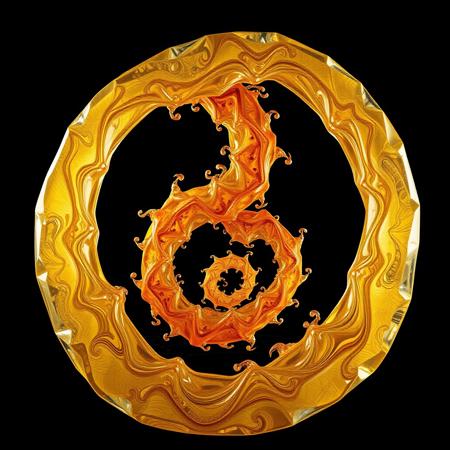 A large artistic surreal and complex sculpture of An abstract shape (composed of amber:1.5) and intricate fractal acanthus patterns. The texture of the amber should be highly detailed, showing fine, microscopic details. Emphasize the intricate patterns (swirls and splashes:1.8), with deep contrasts that highlight the unique physical characteristics of the amber, creating a surreal and scientific visual experience. colors being soft and unsaturated. highly detailed and complex, absurd res, 4k, 8k, cinematic, incredible details and clarity, no jpeg artifacts, crisp and clean details, hyper realistic, plain black background, (sub-suface scattering:1.5), back left lighting out of frame,