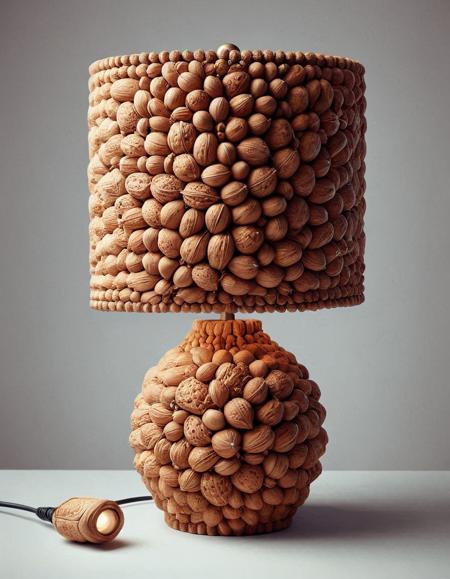 bedside lamp nutstylesnut <lora:NutsNutsStyleXL:1>