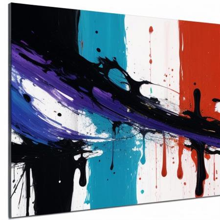abstract painting, random sampling, vibrant colors, impulsive, rushed, emotional, frantic, color splash,