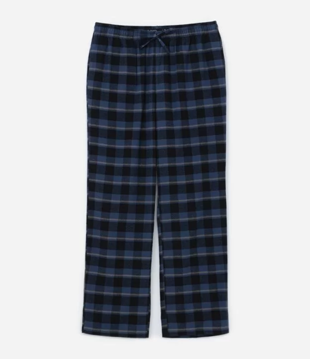 Calça de Pijama em Flanela com Estampa Xadrez Calça de Pijama em Flanela com Estampa Xadrez