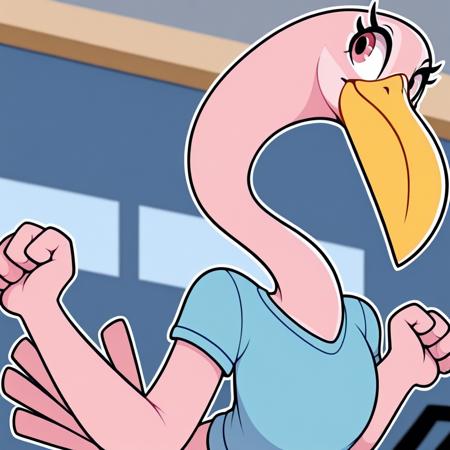 Lorry the Flamingo [OC/Test] V1