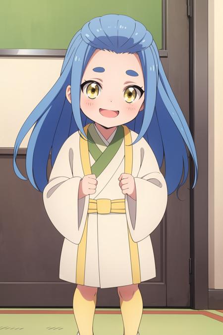 ATILA  blue_hair kimono