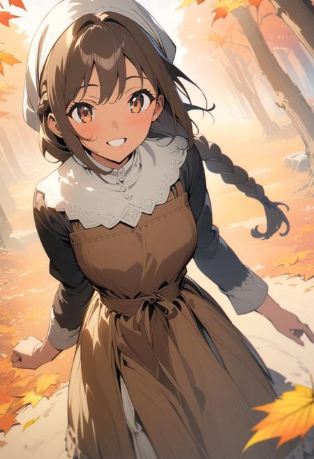 Anime Colonial American Pilgrim / Puritan Style V1