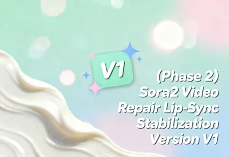 (Phase 2) Sora2 Video Repair Lip-Sync Stabilization Version V1