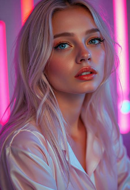 high quality design aesthetics, synth pop, detailed, pop album cover, beautiful young white woman